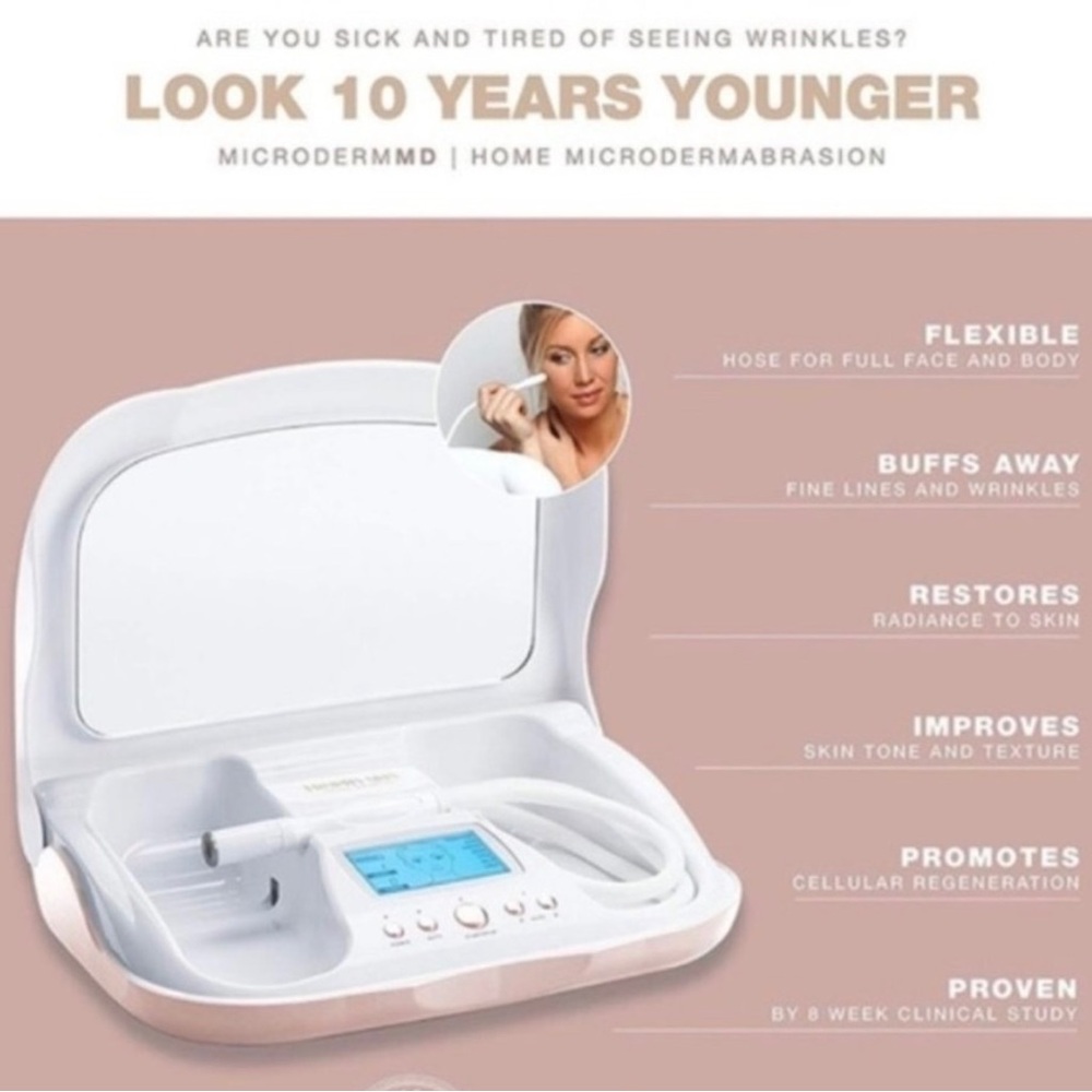 Advanced Skincare Tool with Display - White - Picture 3 of 6
